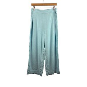 Women’s Madewell Size 6 Sky Blue Linen Billowy Pants